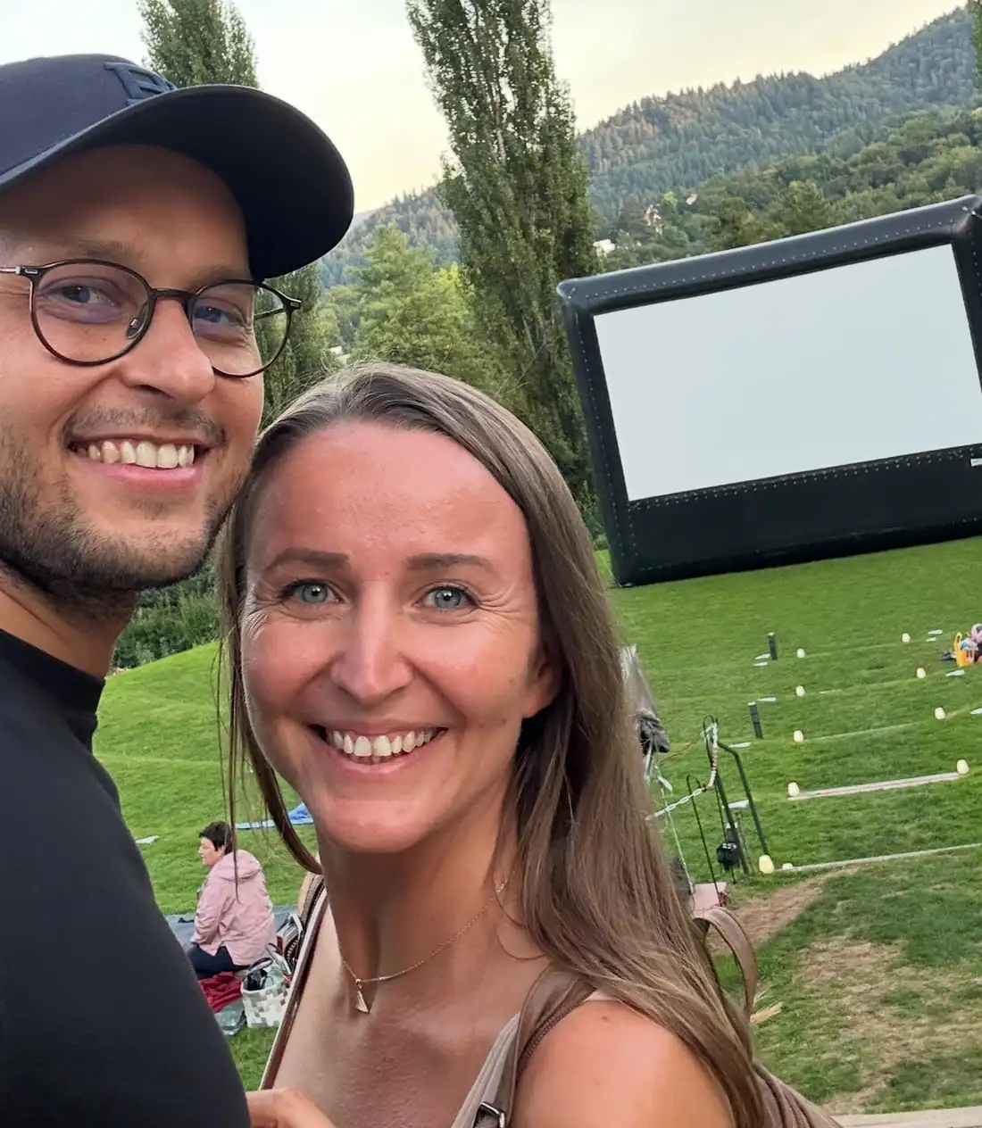 Rosengarten Baden-Baden und das Open Air Kino was ein absoluter Geheimtipp ist.