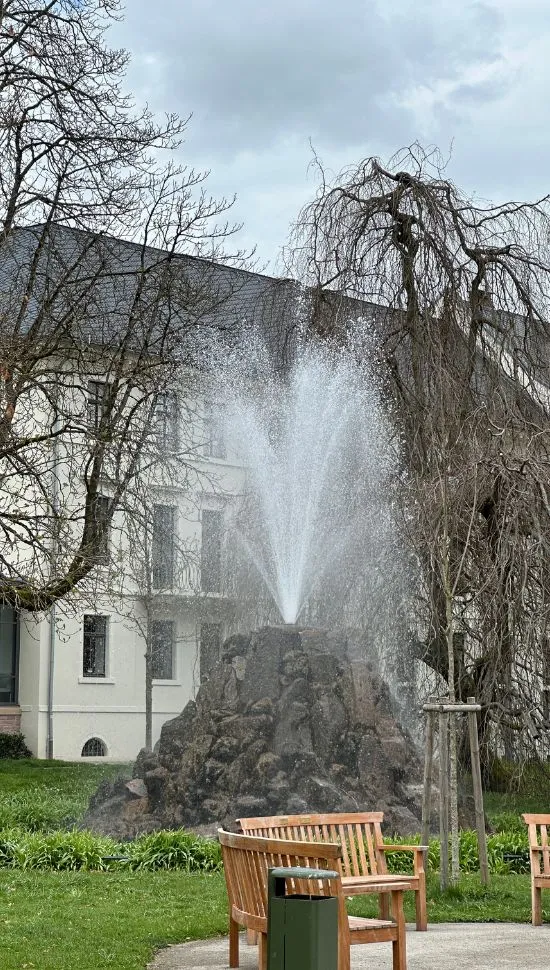 Springbrunnen am Eingang der Lichtentaler Allee Baden-Baden