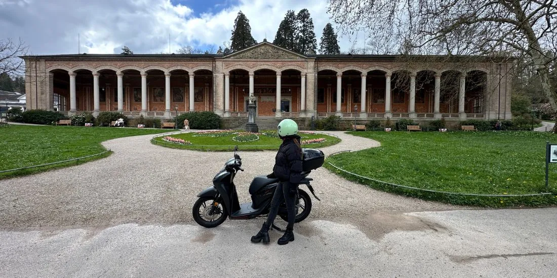 Trinkhalle mit über 90 Meter etwas ganz besonderes.